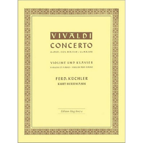 Concerto G-Dur F.I:173  für Violine und Streichorchester