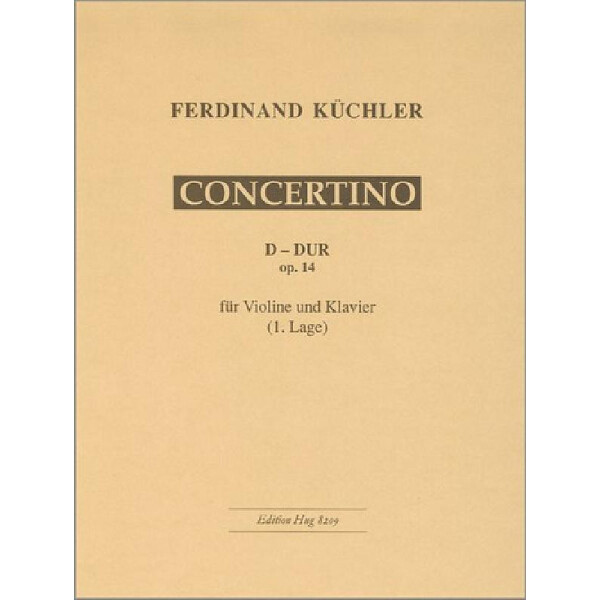 Concertino D-Dur op.14