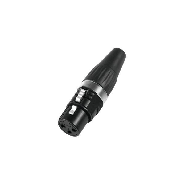 Hicon XLR socket 3-pin HI-X3CF-BLK
