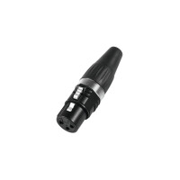 Hicon XLR socket 3-pin HI-X3CF-BLK