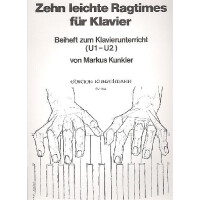 10 leichte Ragtimes für Klavier