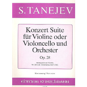 Konzertsuite op.28 für Violine (Violoncello)