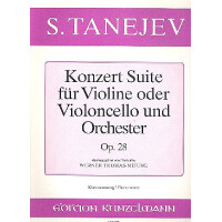 Konzertsuite op.28 für Violine (Violoncello)