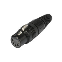 Hicon XLR socket 5-pin HI-X5CF-B