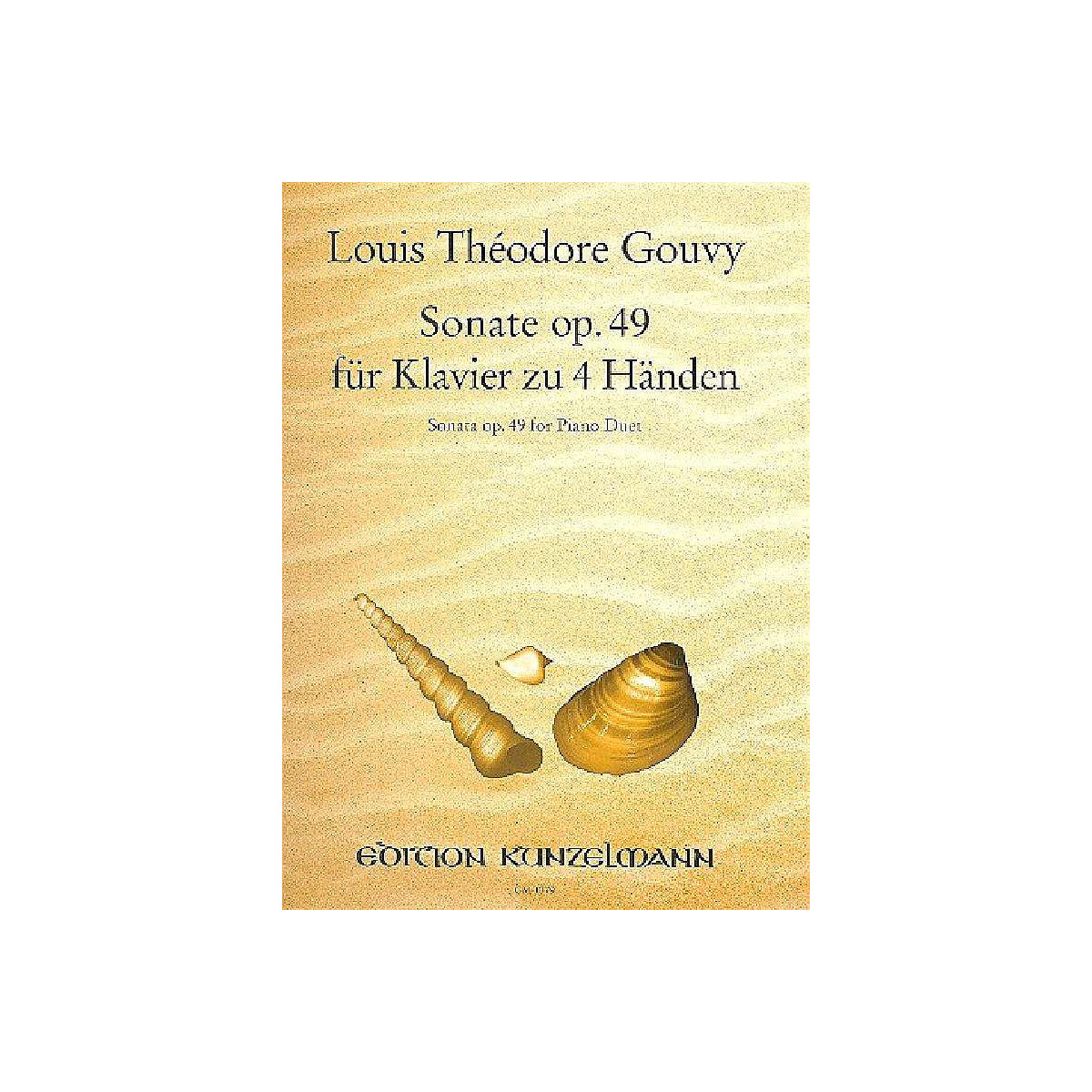Sonate op.49 für Klavier zu 4 H&aum box