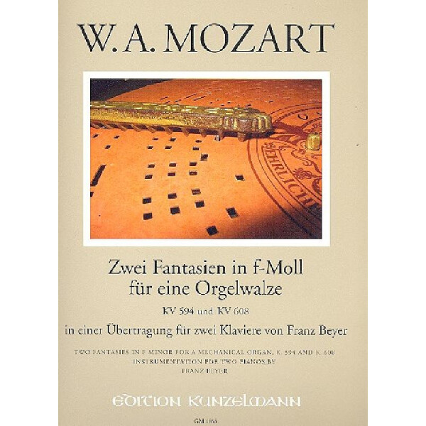 2 Fantasien f-Moll KV594 und KV608