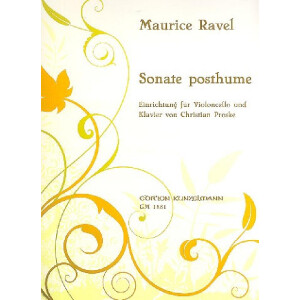 Sonate posthume für Violine und Klavier