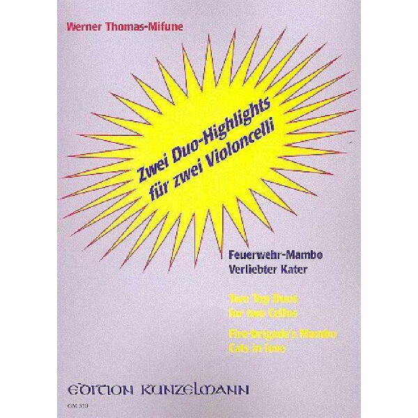 2 Duo Highlights für 2 Violoncelli