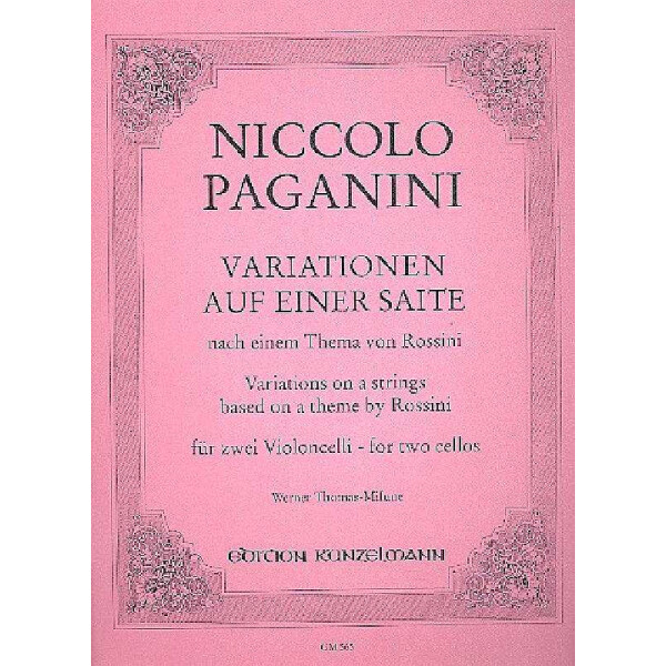 Variationen auf einer Saite nach einem Thema von Rossini