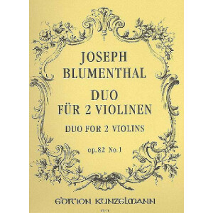 Duo op. 82, Nr. 1 f&uuml;r zwei Violinen