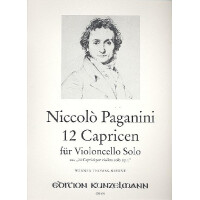 12 Capricen aus op.1 für Violoncello