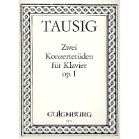 2 Konzertetüden op.1: für Klavier