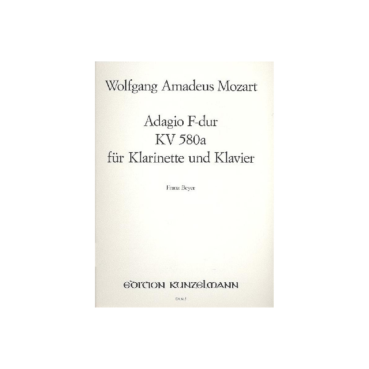 Adagio F-Dur KV580a box