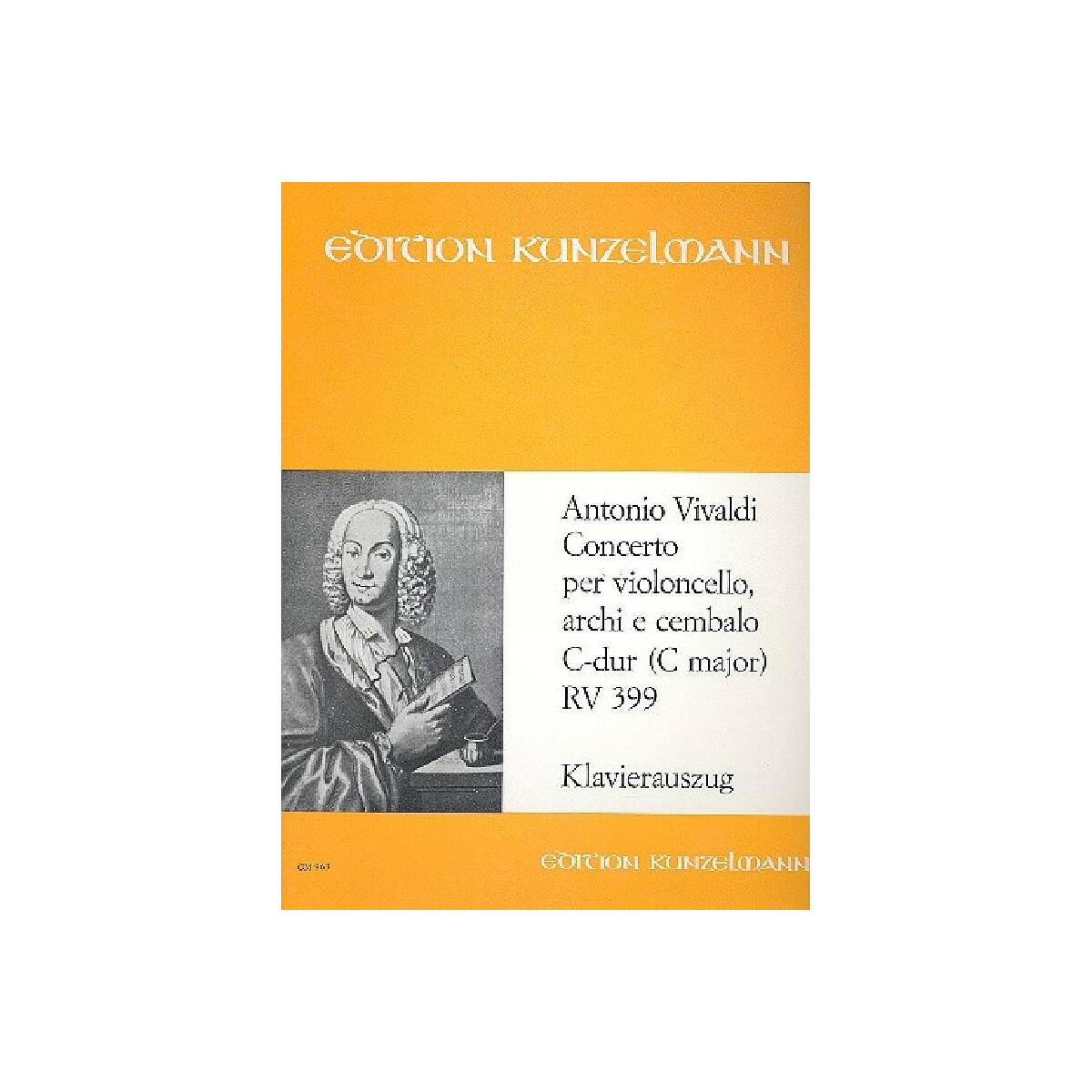 Konzert C-Dur RV399 f&uuml;r Violoncello und Streicher