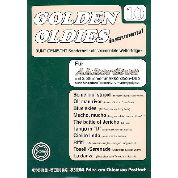 Golden Oldies Band 10 für Akkordeon