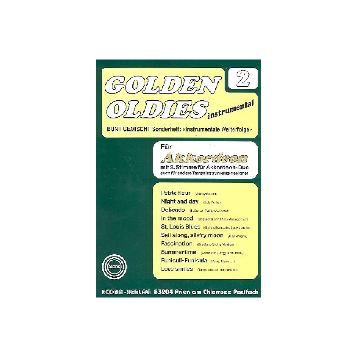 Golden Oldies Band 2 für Akkordeon box