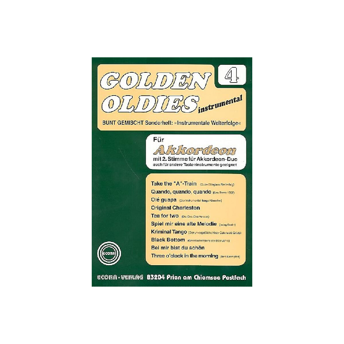 Golden Oldies Band 4 für Akkordeon box