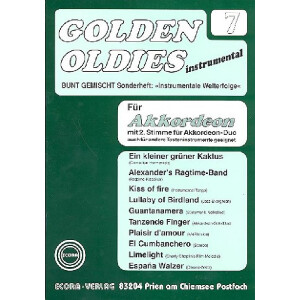 Golden Oldies Band 7 für Akkordeon