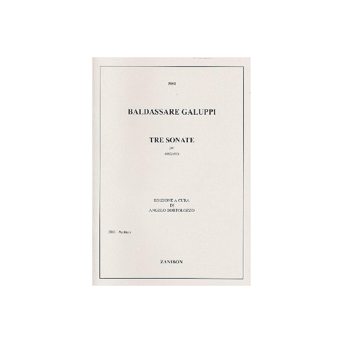 3 Sonate per organo (manualiter)