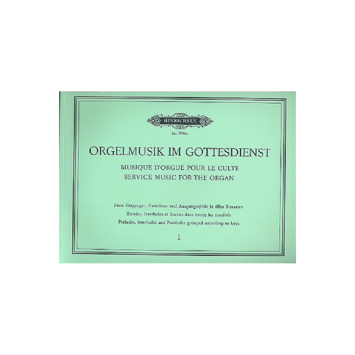 Orgelmusik im Gottesdienst Band 1 box