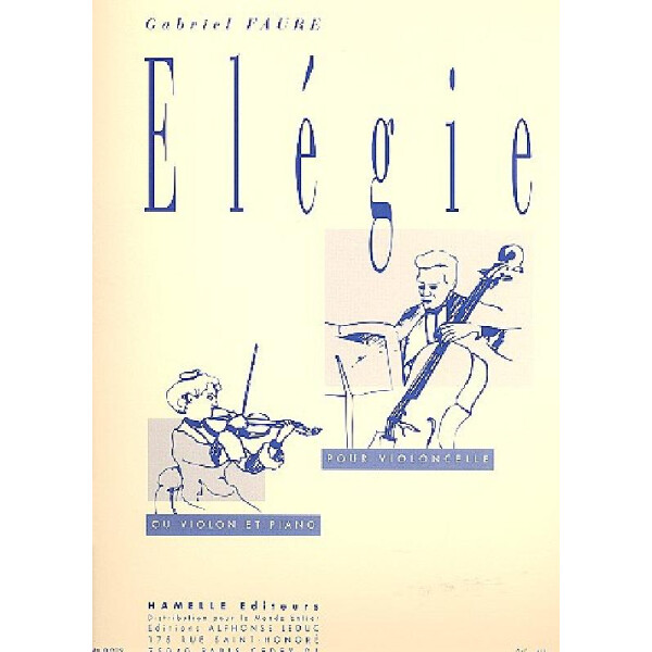 Elégie op.24 pour violoncelle