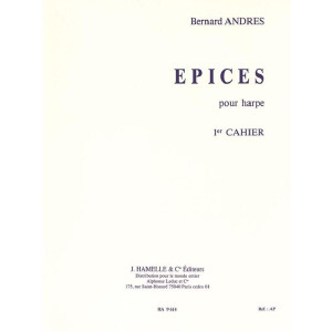 Epices vol.1 pour harpe