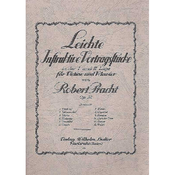 Leichte instruktive Vortragsstücke op.32