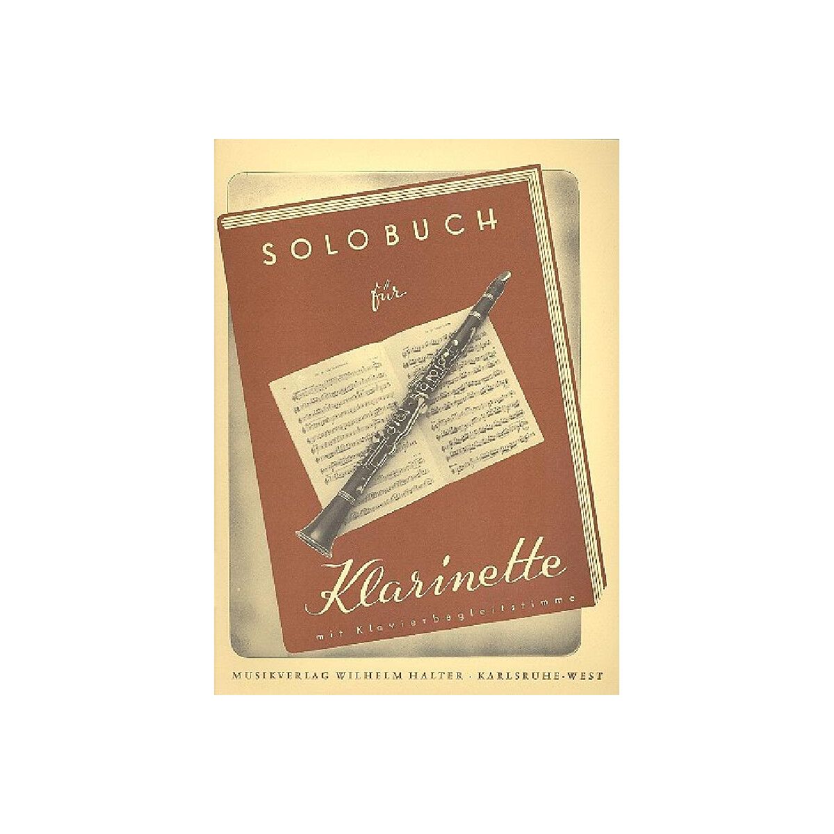 Solobuch für Klarinette und Klavier box