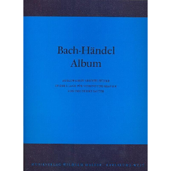Bach-Händel-Album Ausgewählte