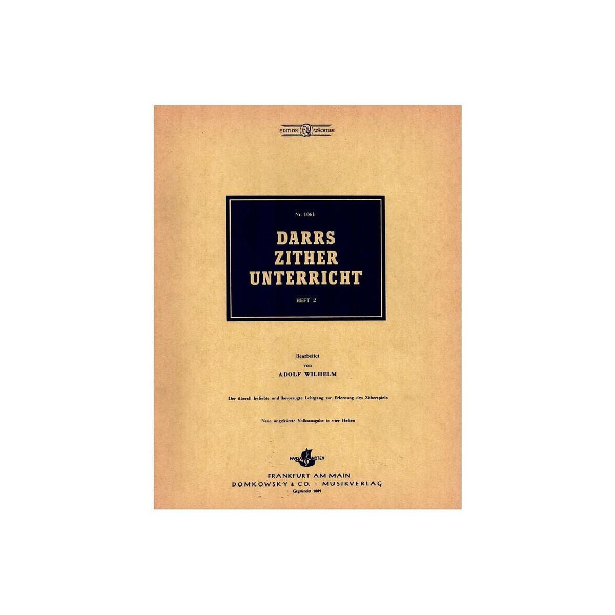 Darrs Zither Unterricht Band 2 box