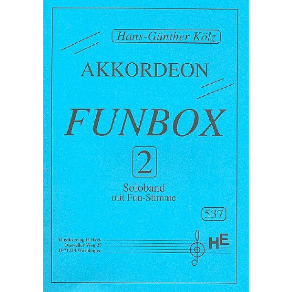 Funbox 2 für Akkordeon solo mit