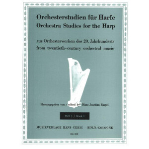Orchesterstudien für Harfe Band 1