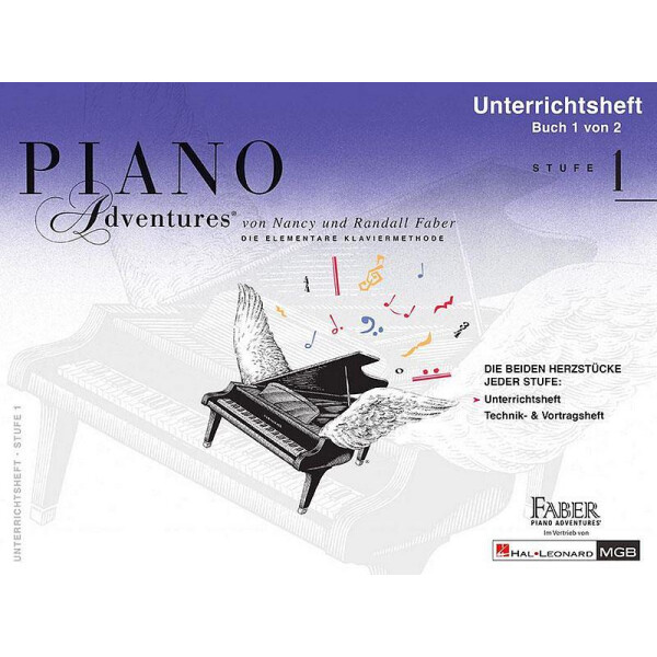Piano Adventures Stufe 1 - Unterrichtsheft Band 1
