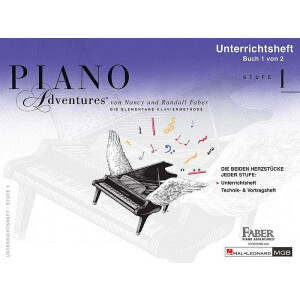 Piano Adventures Stufe 1 - Unterrichtsheft Band 1