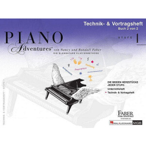 Piano Adventures Stufe 1 - Technik- und Vortragsheft Band 2