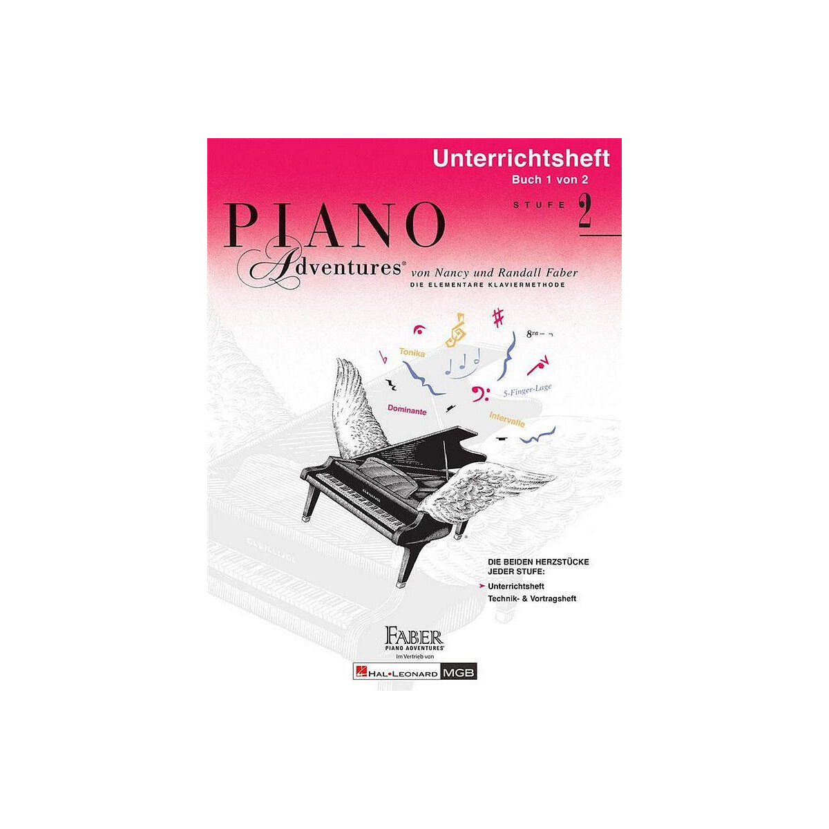 Piano Adventures Stufe 2 -  Unterrichtsheft Band 1