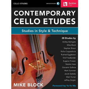 Contemporary Cello Etudes (+Audio Online)