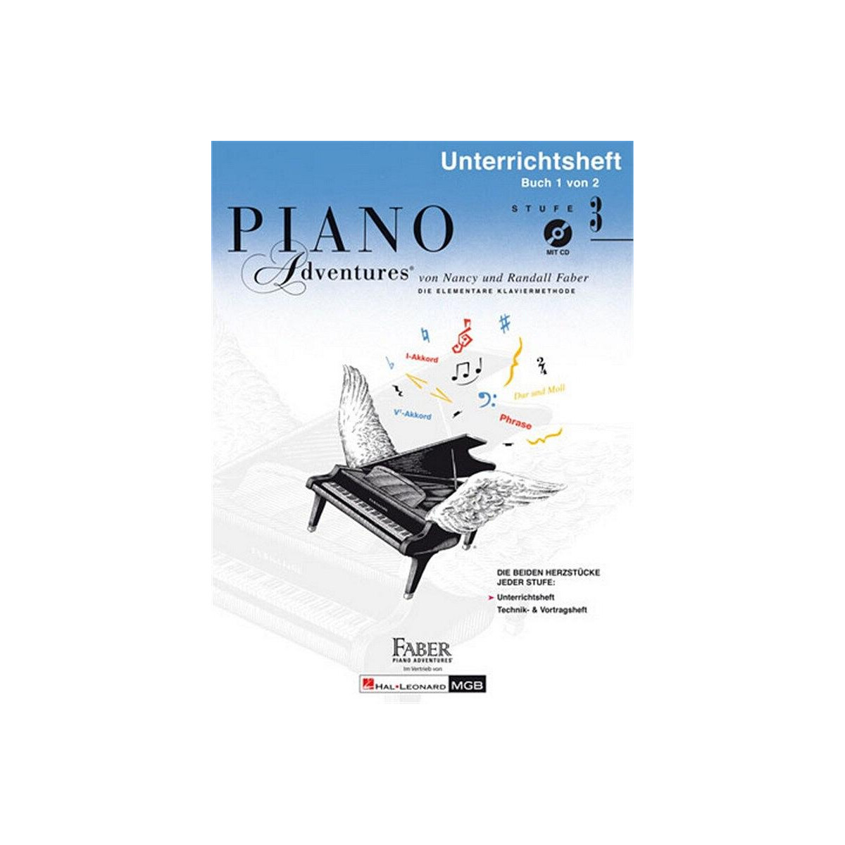Piano Adventures Stufe 3 - Unterrichtsheft Band 1 (+CD)