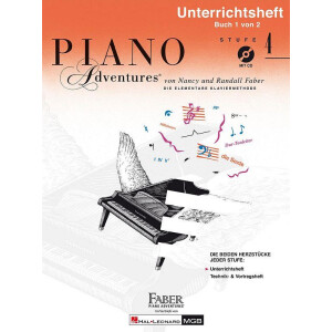 Piano Adventures Stufe 4 - Unterrichtsheft Buch 1 von 2...