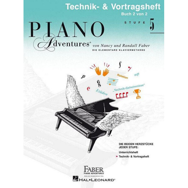 Piano Adventures Stufe 5 - Technik- & Vortragsheft Band 2