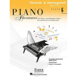 Piano Adventures - Technik- und Vortragsheft Stufe 6
