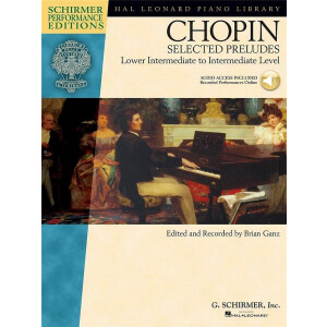 Selected Preludes (+CD) for piano