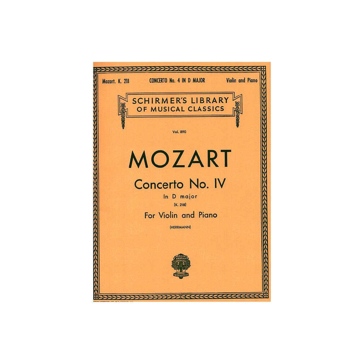 Concerto D major no.4 KV218 for