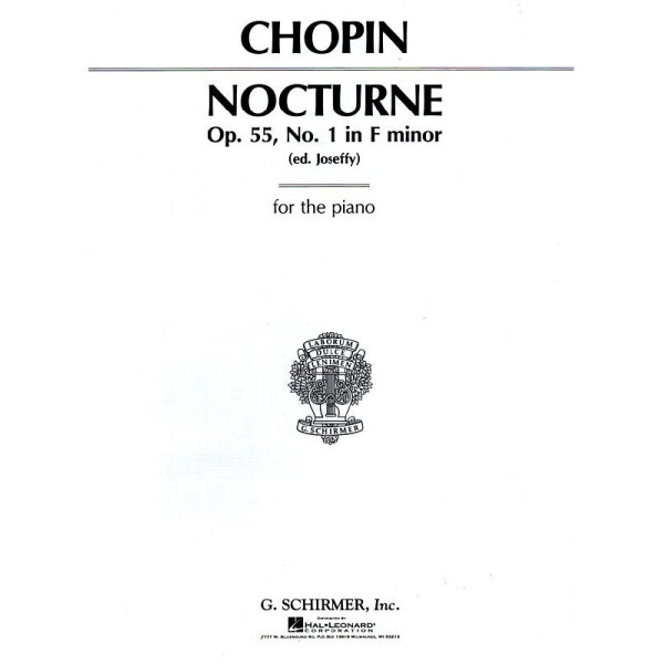 Nocturne in f Minor op.55,1 for piano