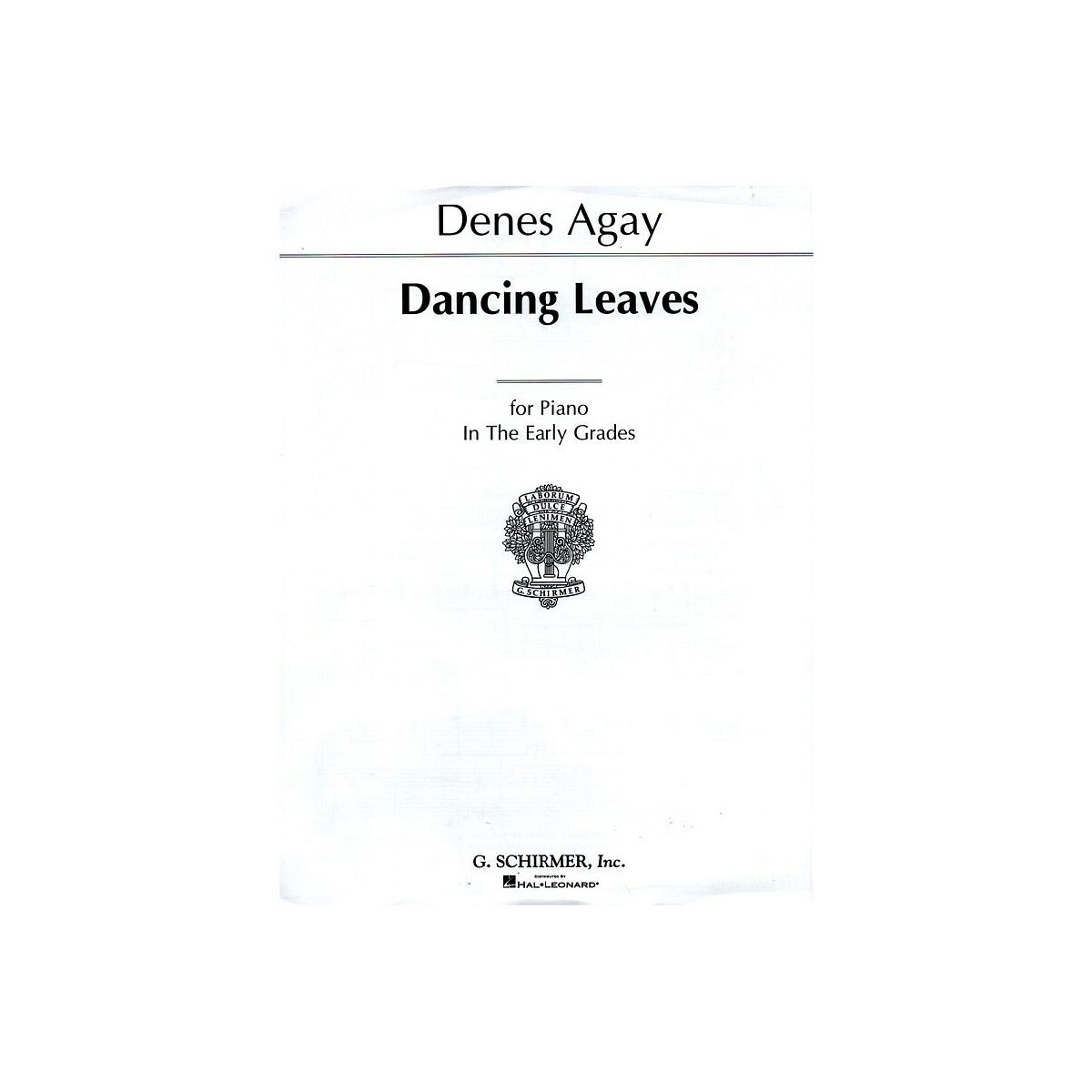 Dancing Leaves for piano in the early gr box