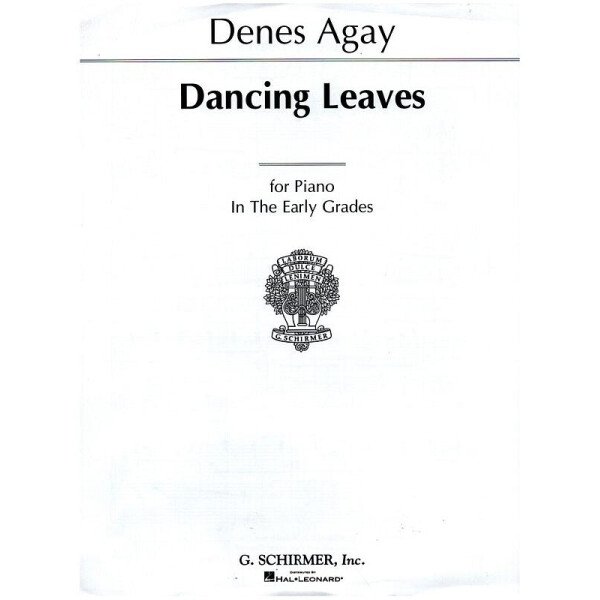 Dancing Leaves for piano in the early grades
