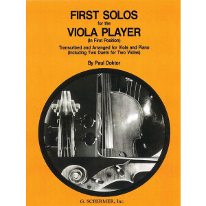 First Solos for the Viola Player in