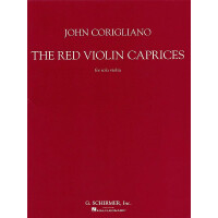 The red Violin Caprices for violin