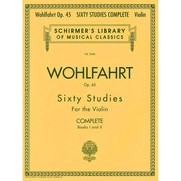 60 studies op.45 for violin