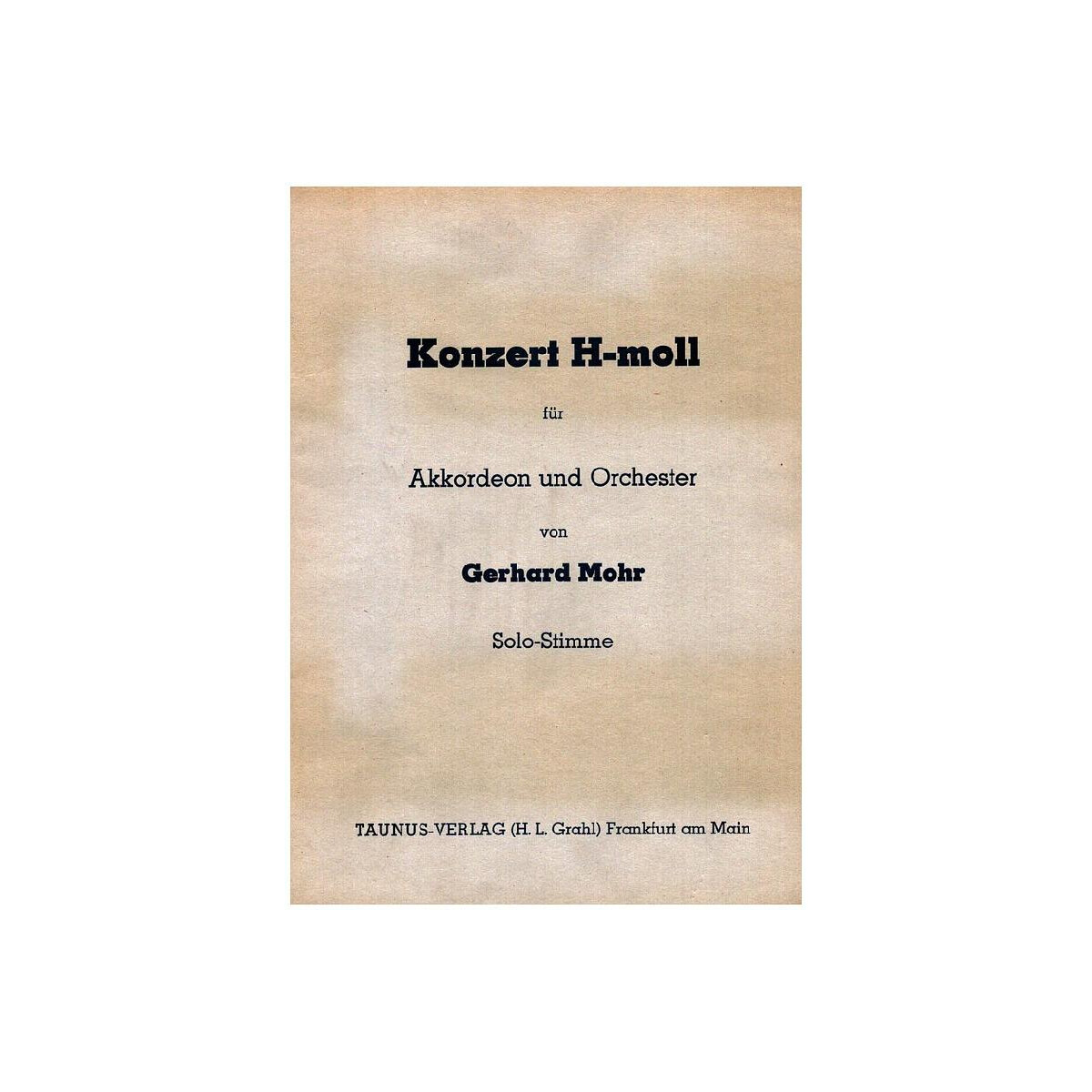 Konzert h-Moll für Akkordeon und Or box